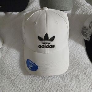 Adidas White Mens  Adjustable  Hat